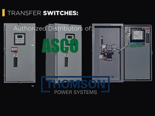 TRANSFER SWITCHES:
Authorized Distributors of:
-
-
 