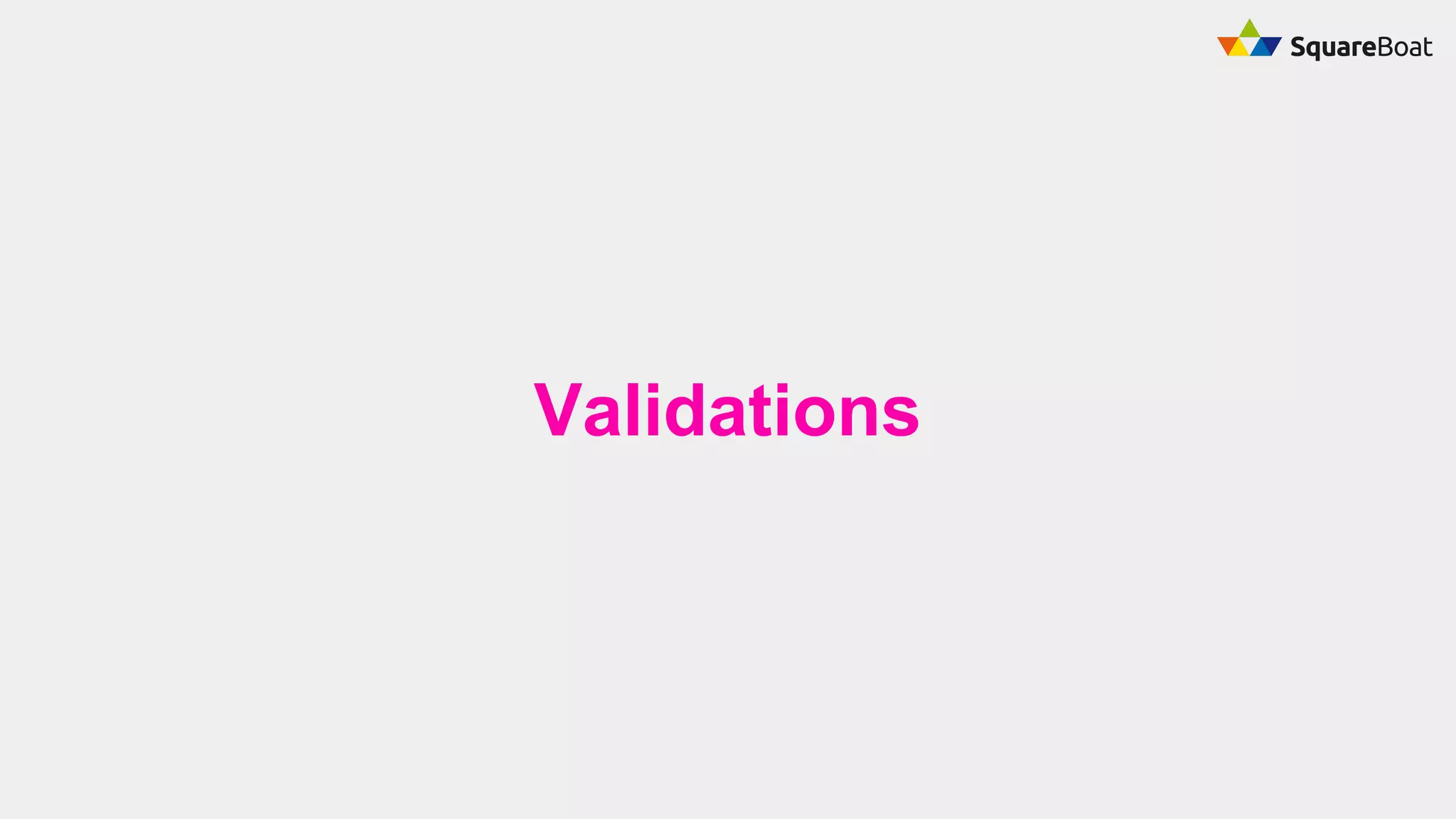 Validations