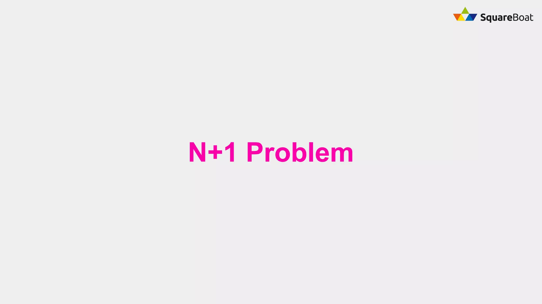 N+1 Problem
