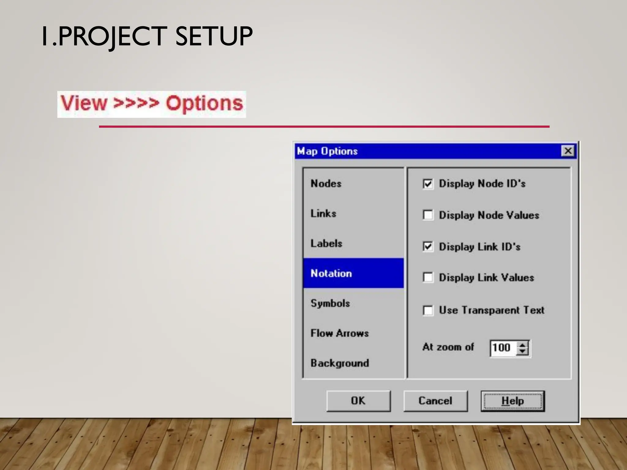 1.PROJECT SETUP
 