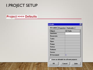 1.PROJECT SETUP
 