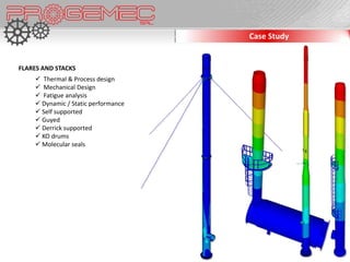 Case Study


FLARES AND STACKS
     Thermal & Process design
     Mechanical Design
     Fatigue analysis
     Dynamic / Static performance
     Self supported
     Guyed
     Derrick supported
     KO drums
     Molecular seals
 