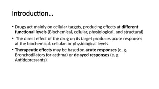 Comprehensive Overview of Drug Action Principles and Pharmacodynamics ...