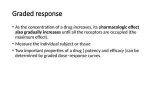 Graduated Response Levels Comprehensive Overview of Drug Action Principles and Pharmacodynamics ...