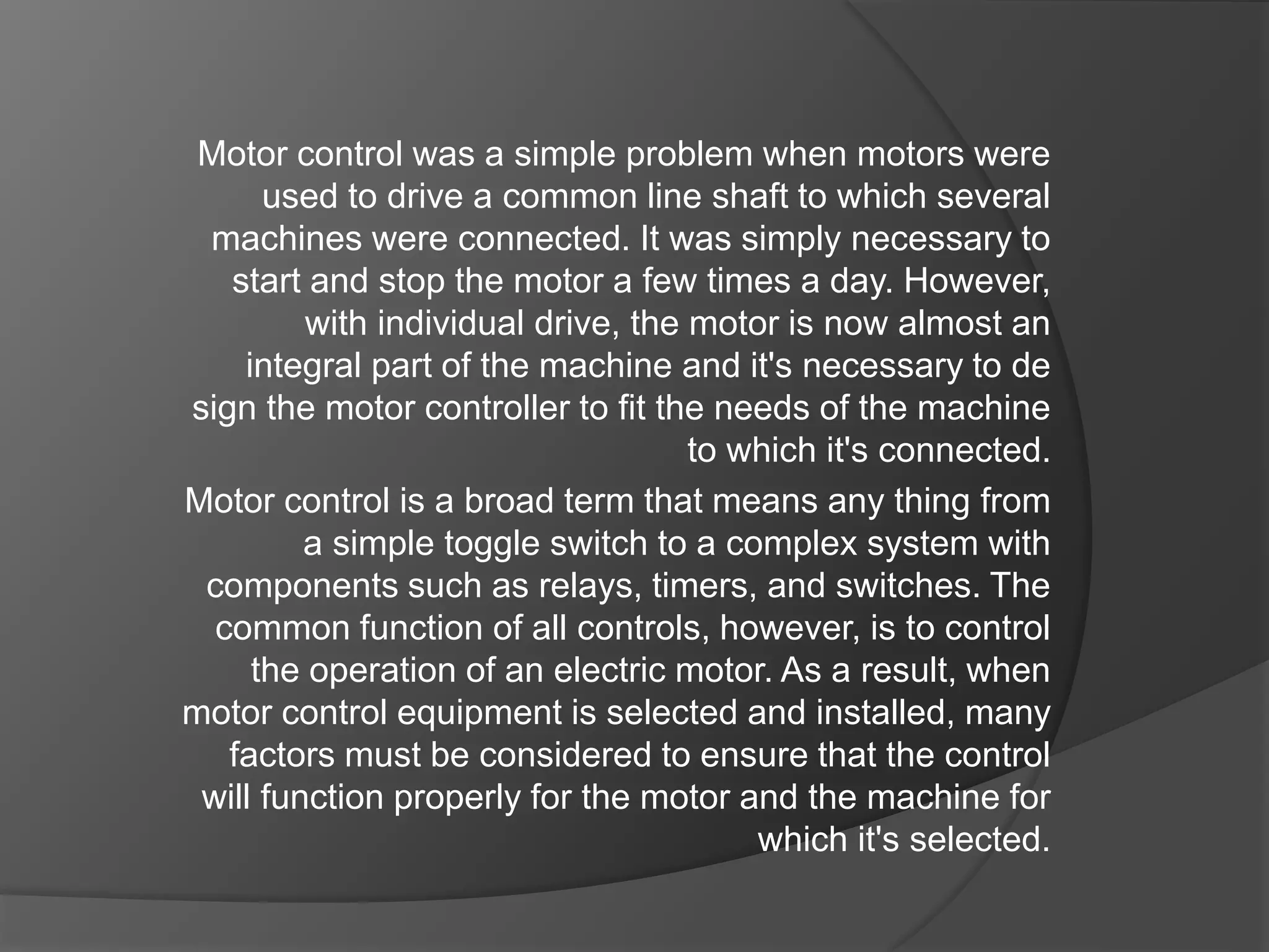 General principles of motor control | PPTX