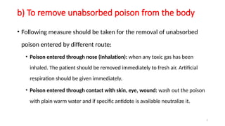 GENERAL PRINCIPLES OF TREATMENT OF POISONING FINAL - Copy.pptx