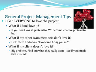 General project management tips | PPT