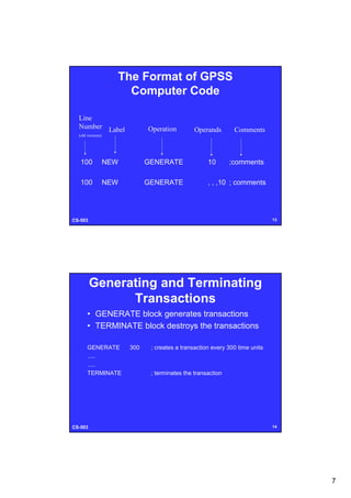 Bp Gss Computer System General purpose simulation_system | PDF
