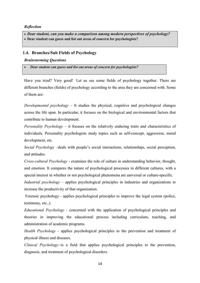 GENERAL PYSYCHOLOGY freshman course module.pdf Education