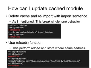 Python import mechanism | PPT