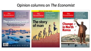 Opinion columns on The Economist
 
