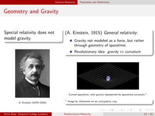 Comprehensive Introduction to Mathematical Relativity: From Special to ...