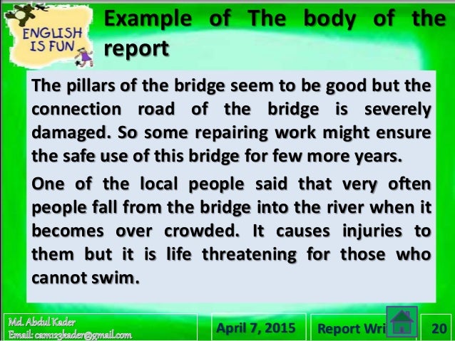report writing help for students Getting fast help with book report writing the student needs to define if it is a report on a book, a review of a body of literature. report writing help for students Getting fast help with book report writing the student needs to define if it is a report on a book, a review of a body of literature.