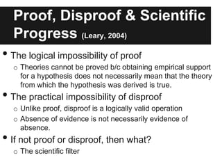 General Research Design Issues in Psychology | PPTX