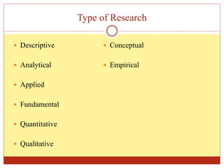 General research methodology mpharm | PPTX