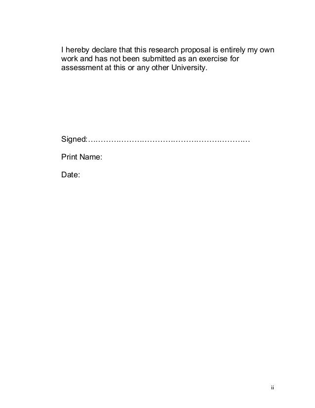 General research proposal 1