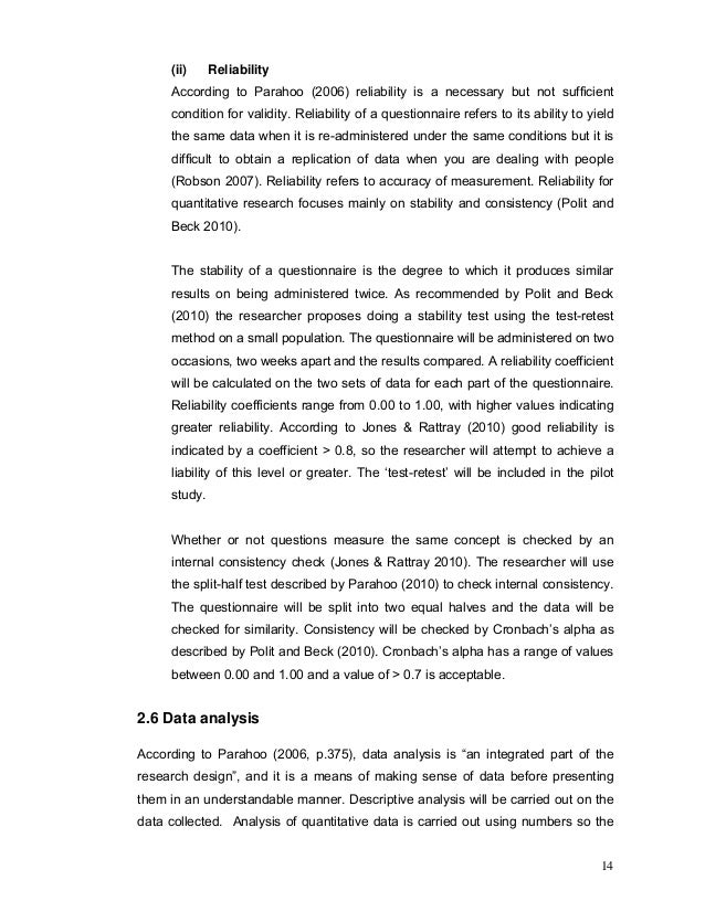 Data collection method in research proposal