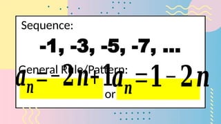General Rule or Pattern of Arithmetic Sequence.pptx