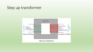 Step up transformer
 