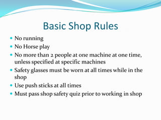 Shop Safety Rulers