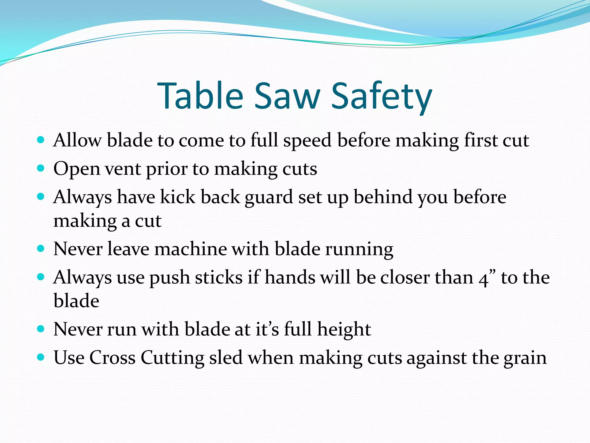 General shop safety | PPTX