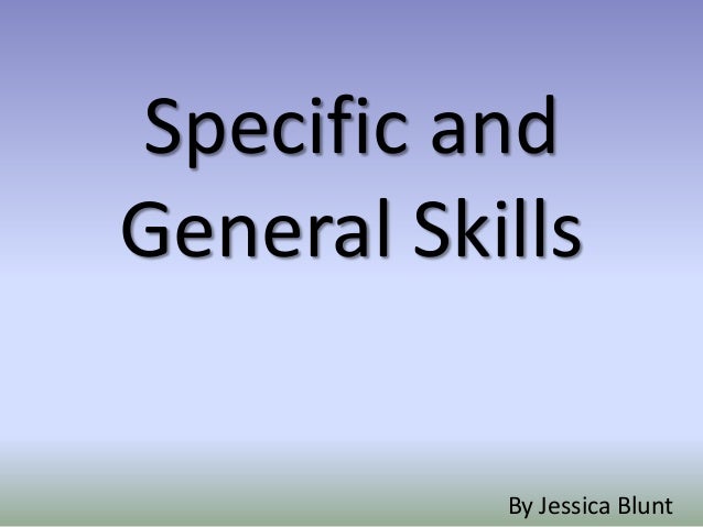 general skills x