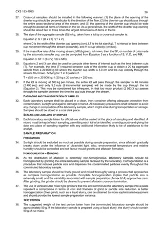 General Standards for Contamination and toxins in food and feed CXS_193 ...