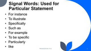General Statement to Particular Statement.pptx