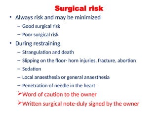 General Surgical Principles related to vet | PPT