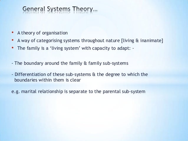 General System Theory
