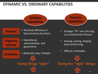 Dynamic Capabilities as (workable) Systems Theory