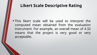 Descriptive Rating System Format GENERAL THESIS FORMAT GUIDELINES School.pptx