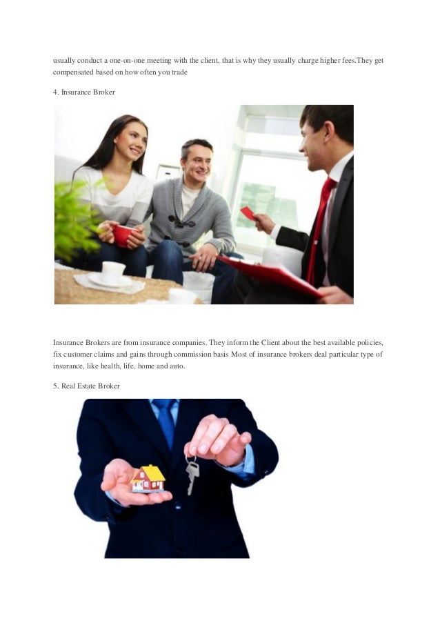 Types of forex brokers