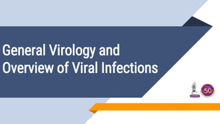 General Virology and
Overview of Viral Infections
 