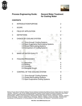 General Water Treatment For Cooling Water | PDF