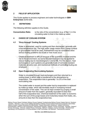 General Water Treatment For Cooling Water | PDF