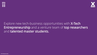 X-Tech Programme Description | PDF