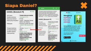 Siapa Daniel?
 