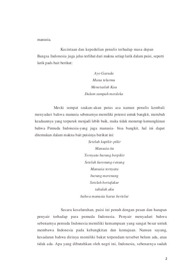 Puisi Pemuda Harapan Masa Depan Bangsa 1001 Kumpulan