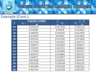Generate and test random numbers | PPSX