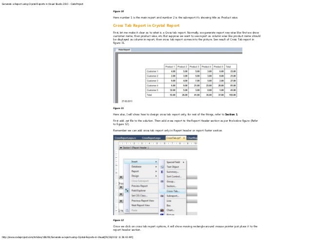 Crystal Reports