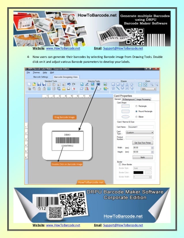 Generate multiple barcodes using advance printing options of drpu bar…