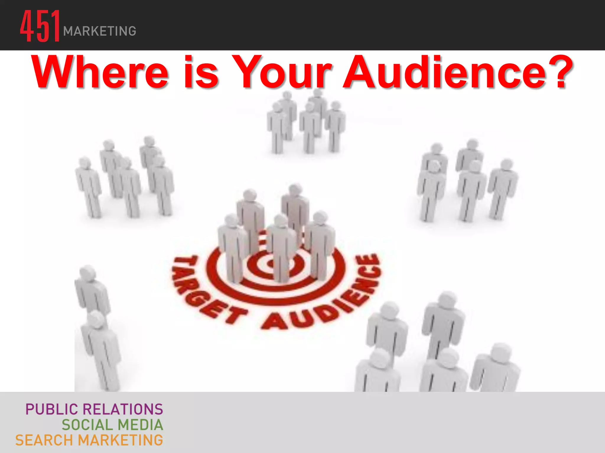 Where is Your Audience?
 