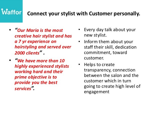 Generate Salon Bill Cum Marketing Tool