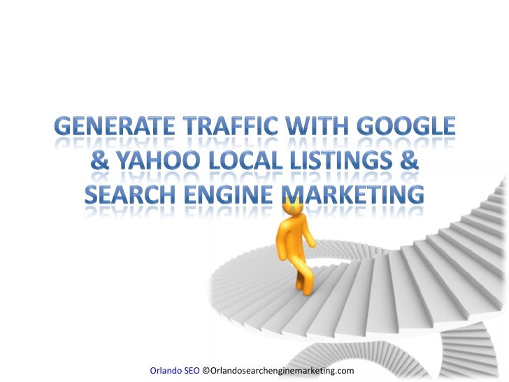 generate traffic with google yahoo local listings yahoo local listings