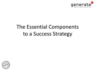 Generate UK Digital Marketing Strategy seminar 2012
