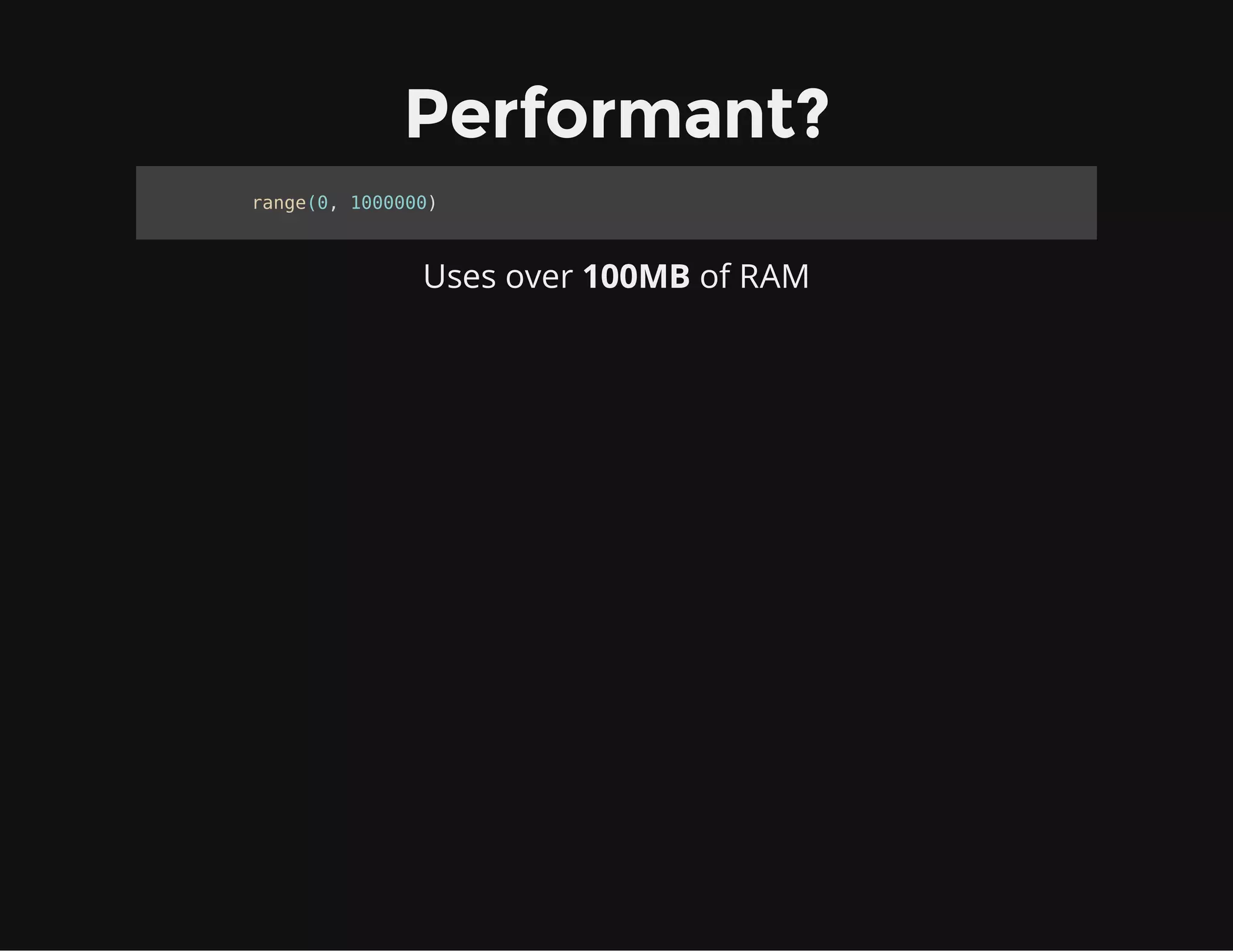 Generator
a special routine that can be used to control the iteration behavior of
a loop, and yields the values one at a time
 