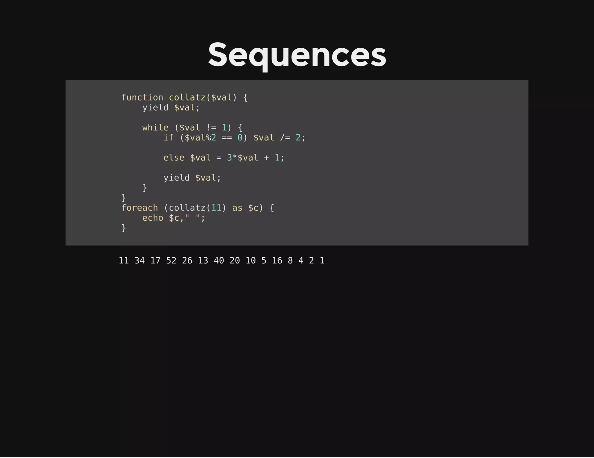 Performant?
range(0, 1000000)
Uses over 100MB of RAM
 