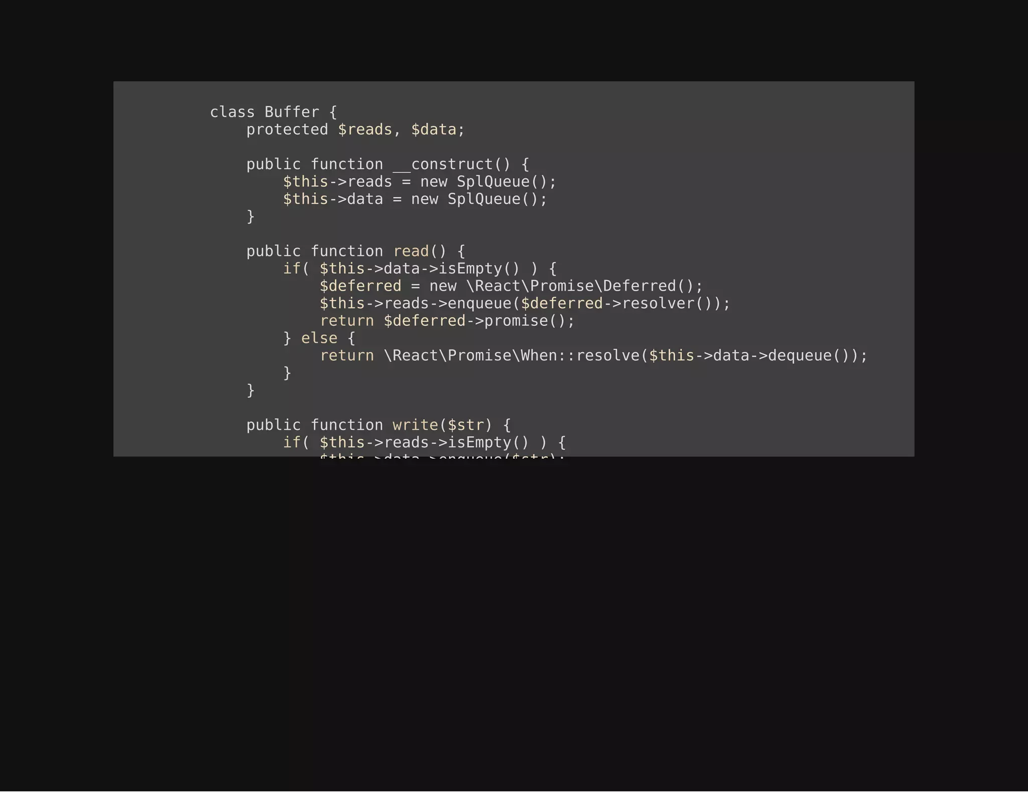 function runner(array $steps) {
while (true) {
foreach ($steps as $key => $step) {
$step->next();
if (!$step->valid()) {
unset($steps[$key]);
}
}
if (empty($steps)) return;
}
}
runner(array(step1(), step2(), step3()));
 