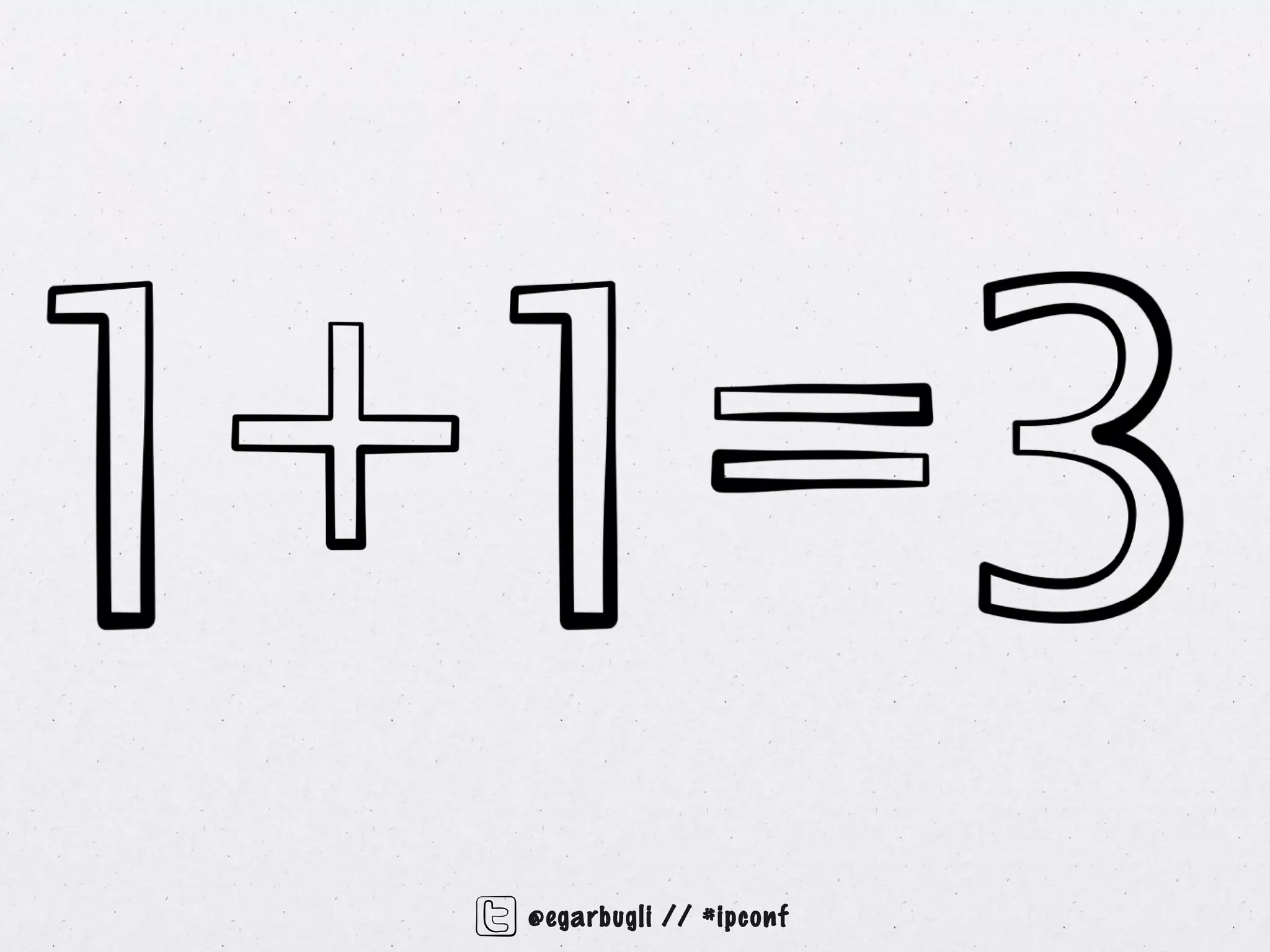 @egarbugli // #ipconf
 